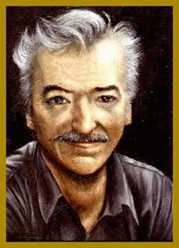 Portrett malt av Evy Holmen