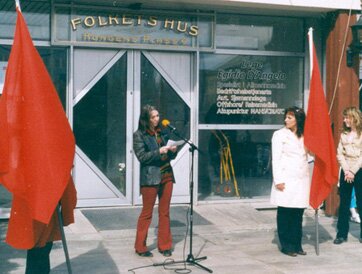 Vanja E. Knudtsen holder 1. mai-tale